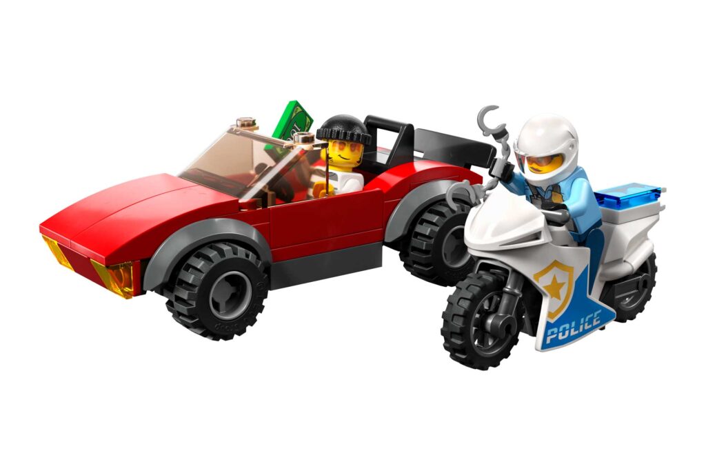 LEGO 60392 City Achtervolging auto op politiemotor - Afbeelding 3