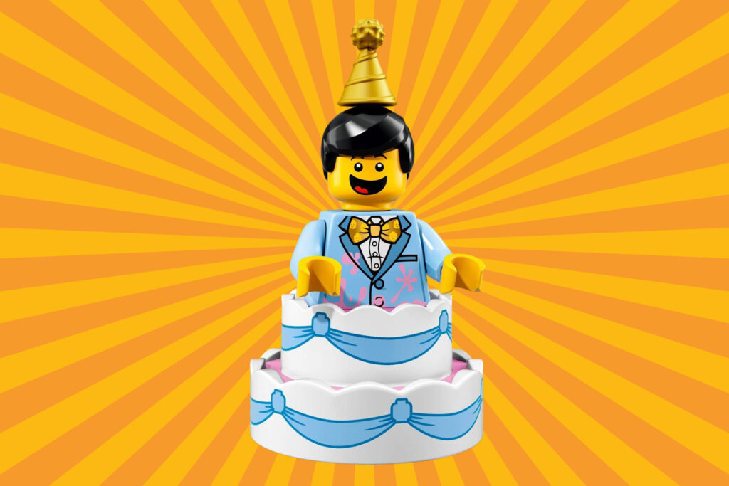 LEGO 71021 Minifiguren Serie 18: Feestje - Cake Guy
