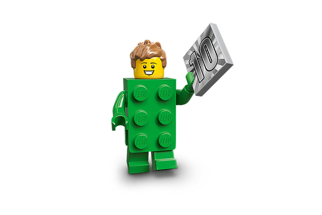 LEGO 71027 Serie 20 - Green Brick Costume Guy