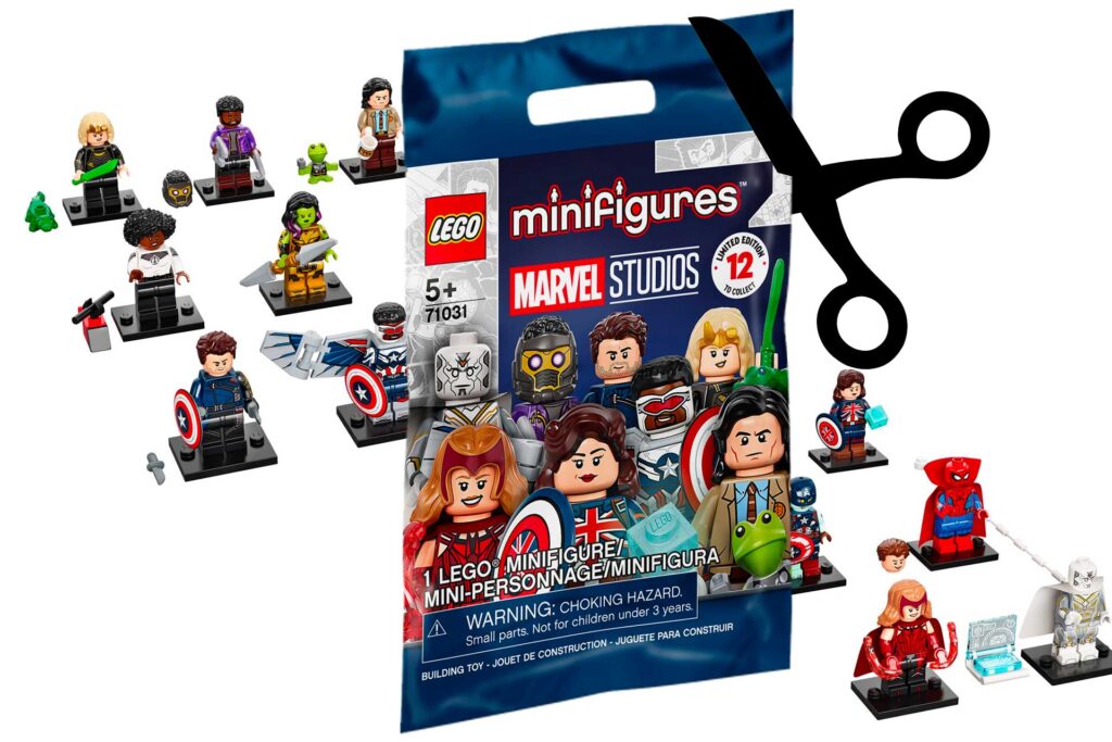 LEGO 71031 Minifiguren Marvel Complete serie (opengeknipte zakjes)
