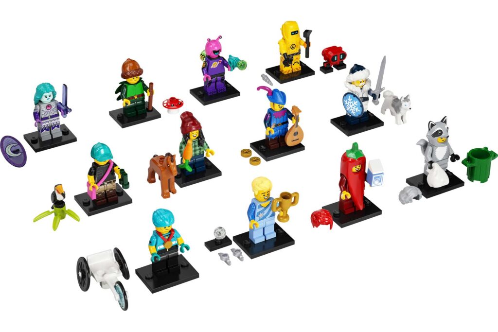 LEGO 71032 minifiguren serie 22 - koop de complete serie (opengeknipte zakjes) - Afbeelding 2