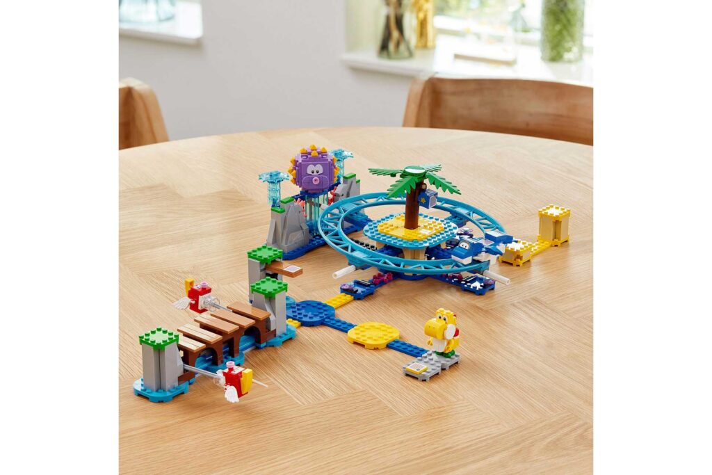 LEGO 71400 - Super Mario Uitbreidingsset: Reuzen-Urchins strandattractie - Afbeelding 4