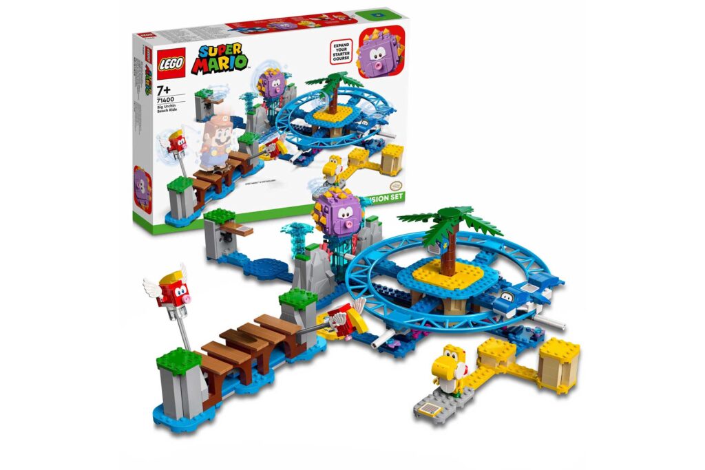 LEGO 71400 - Super Mario Uitbreidingsset: Reuzen-Urchins strandattractie - Afbeelding 6