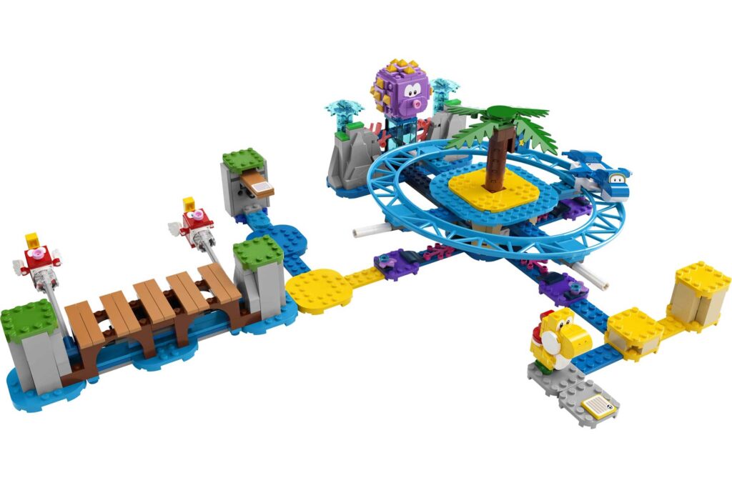 LEGO 71400 - Super Mario Uitbreidingsset: Reuzen-Urchins strandattractie - Afbeelding 7