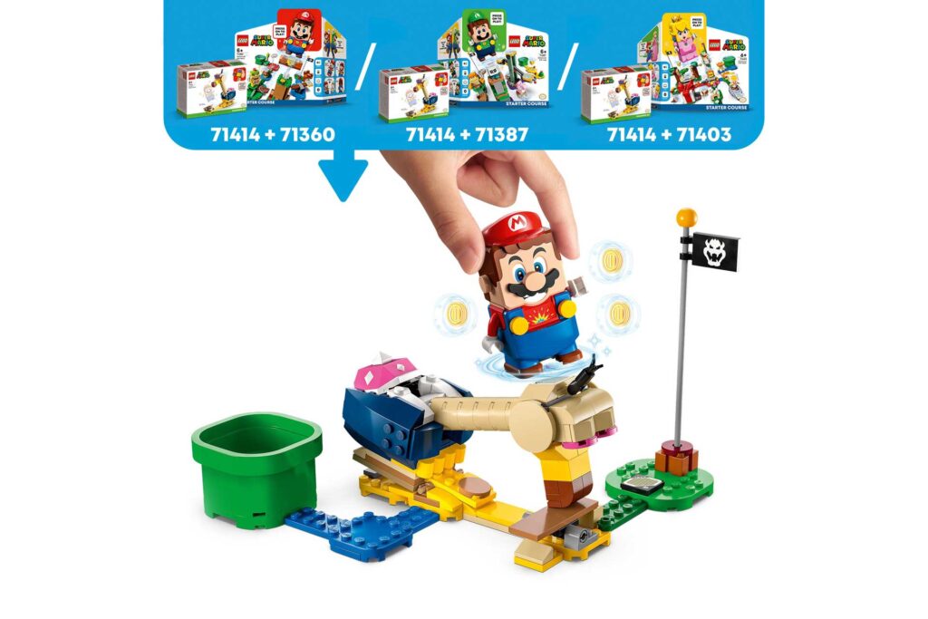 LEGO 71414 Super Mario Uitbreidingsset: Conkdors hoofdmepper - Afbeelding 2