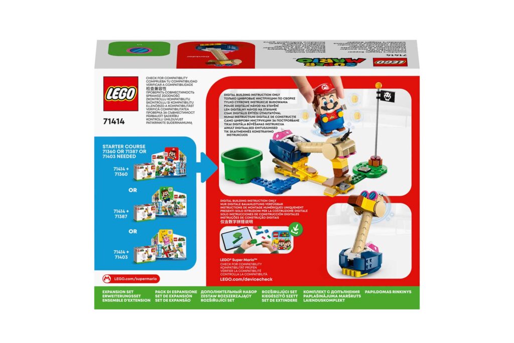 LEGO 71414 Super Mario Uitbreidingsset: Conkdors hoofdmepper - Afbeelding 9
