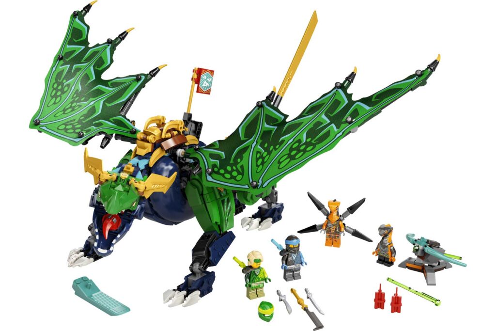 LEGO 71766 NINJAGO Lloyd's legendarische draak - Afbeelding 2