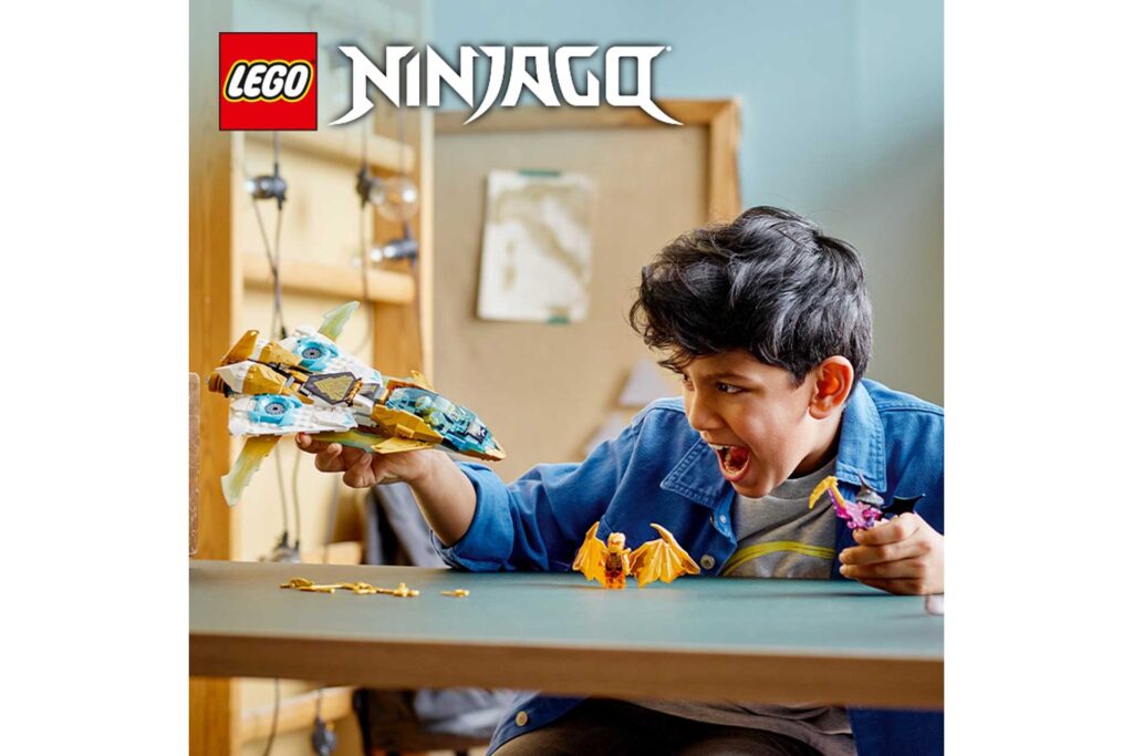 LEGO 71770 NINJAGO Zane's gouden drakenvliegtuig - Afbeelding 7