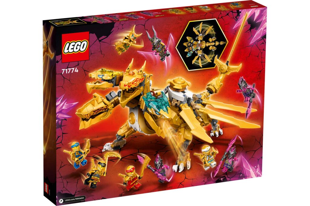 LEGO 71774 NINJAGO Lloyds Gouden Ultra Draak - Afbeelding 2