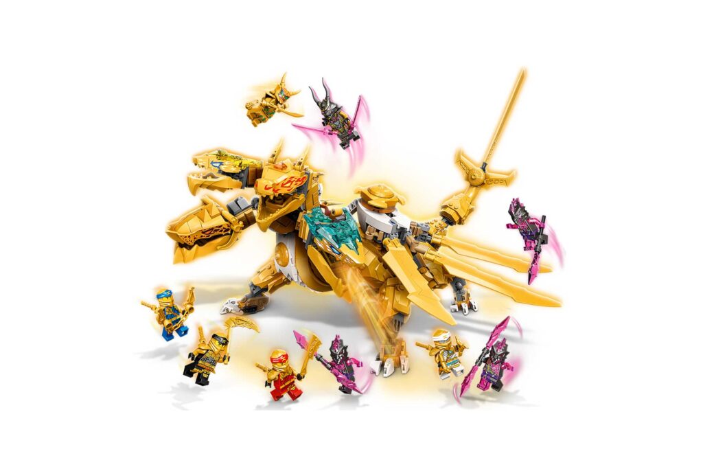 LEGO 71774 NINJAGO Lloyds Gouden Ultra Draak - Afbeelding 3