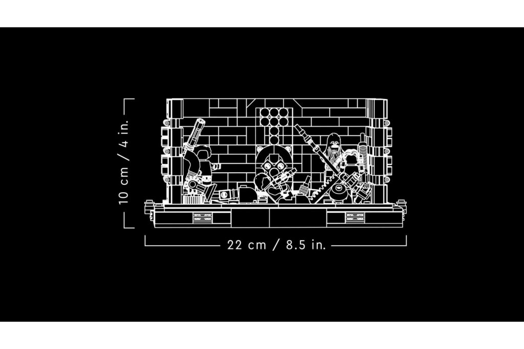 LEGO 75339 Star Wars Death Star Afvalpers diorama - Afbeelding 6