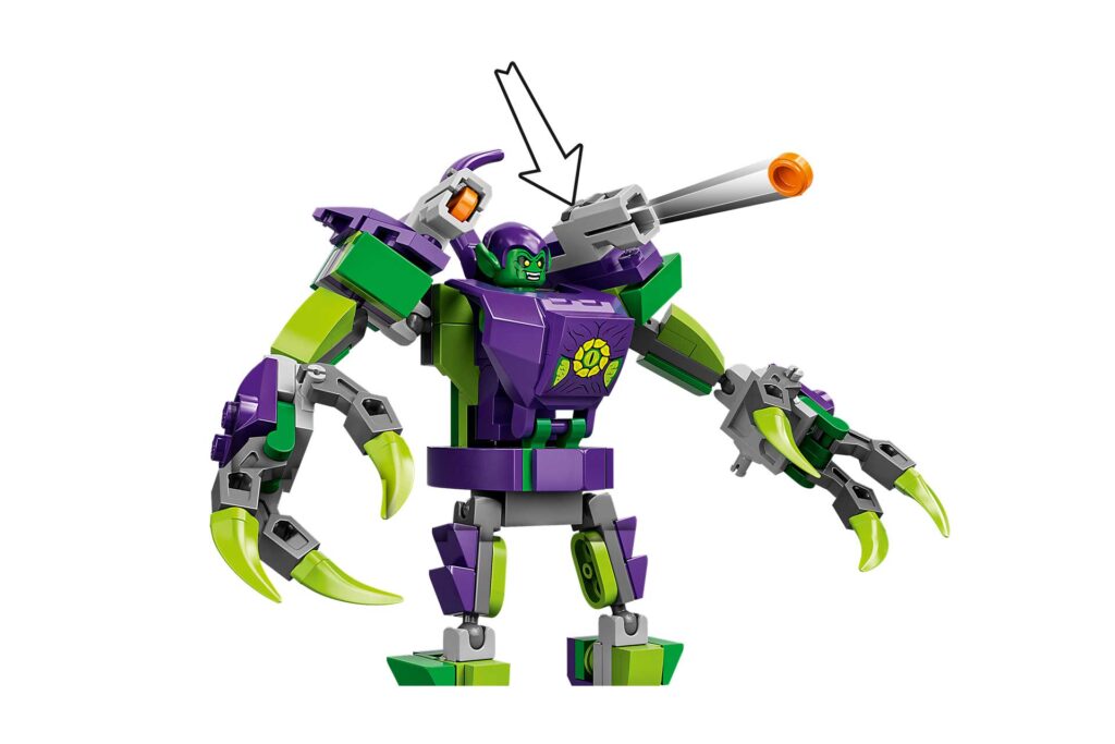 LEGO 76219 Spider-Man & Green Goblin mechagevecht - Afbeelding 5