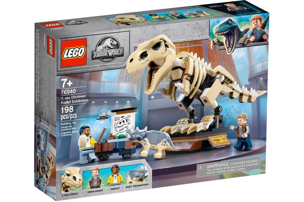 LEGO 76940 Jurassic World Tentoonstelling dinosaurusfossiel van T. rex