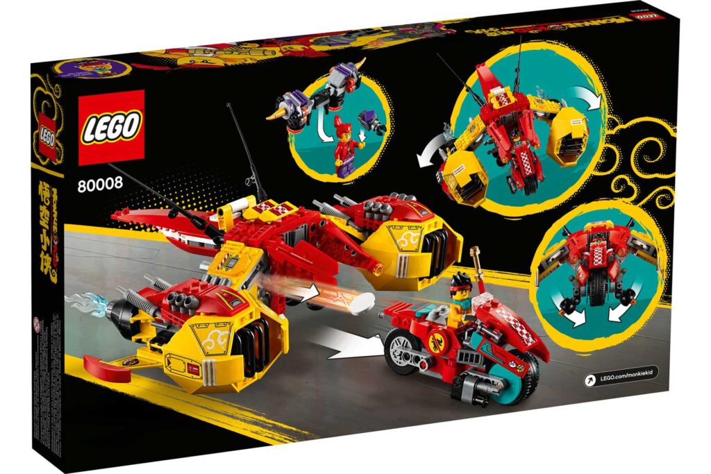 LEGO 80008 Monkie Kid’s wolkenvliegtuig - Afbeelding 8