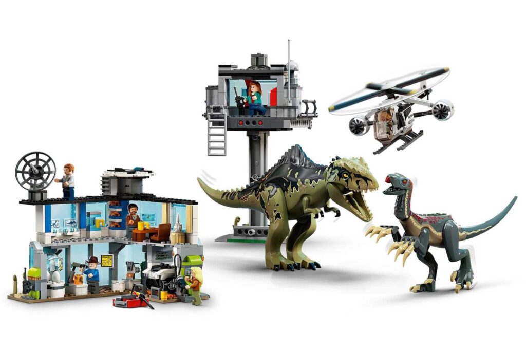 LEGO 76949 Jurassic World Giganotosaurus & Therizinosaurus aanval - Afbeelding 5