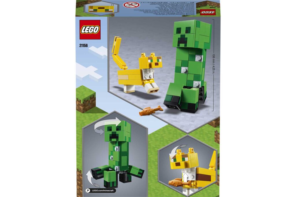 LEGO 21156 BigFig Creeper en Ocelot - Afbeelding 7