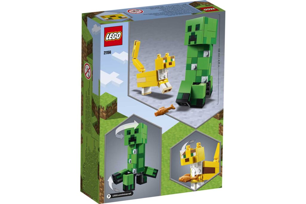 LEGO 21156 BigFig Creeper en Ocelot - Afbeelding 6