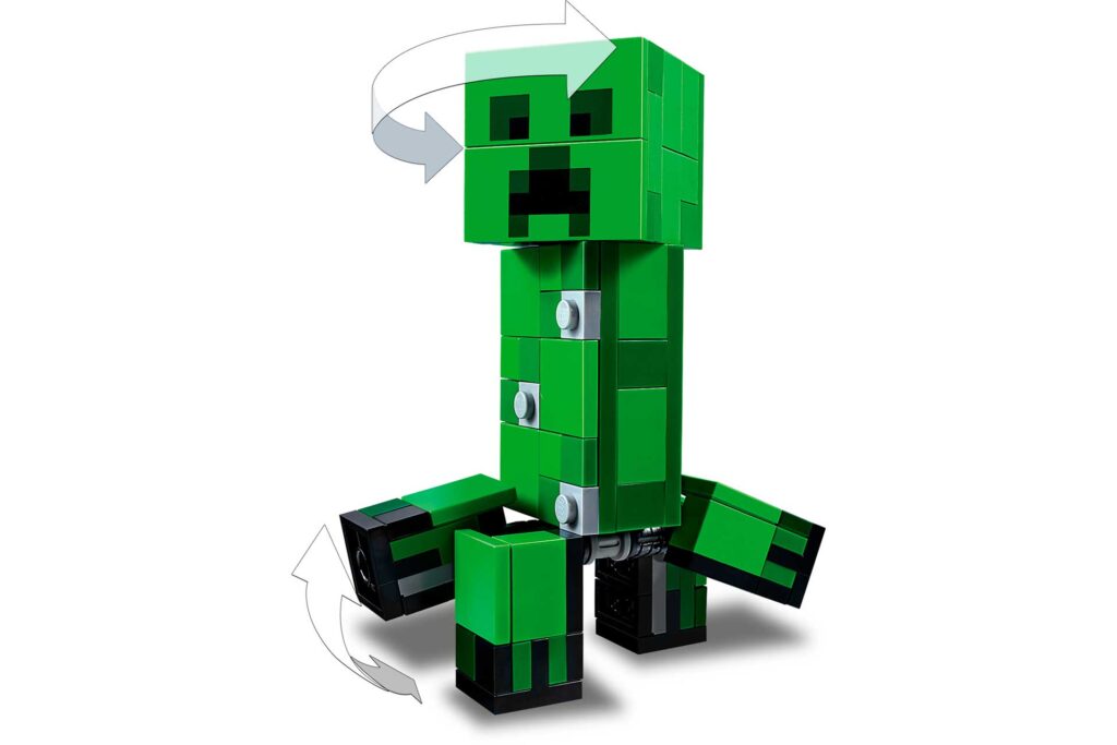 LEGO 21156 BigFig Creeper en Ocelot - Afbeelding 4
