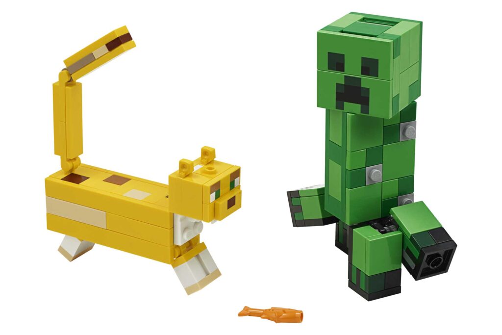LEGO 21156 BigFig Creeper en Ocelot - Afbeelding 2