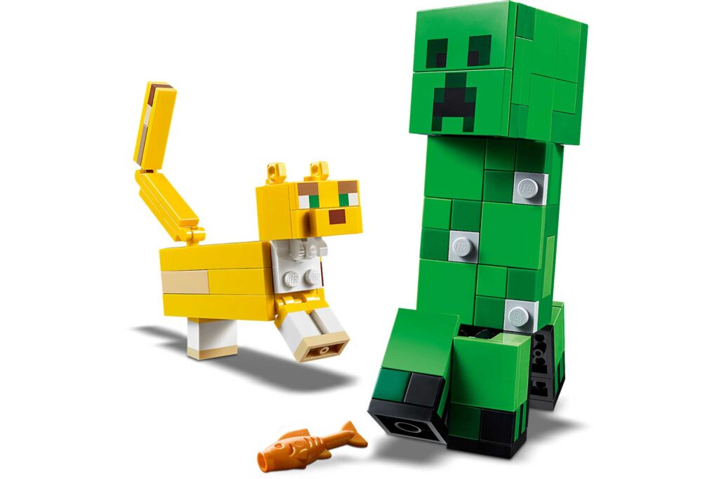 LEGO 21156 BigFig Creeper en Ocelot - Afbeelding 17