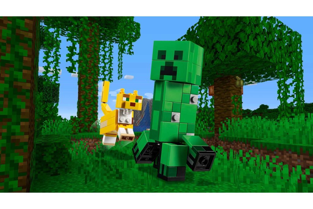 LEGO 21156 BigFig Creeper en Ocelot - Afbeelding 16