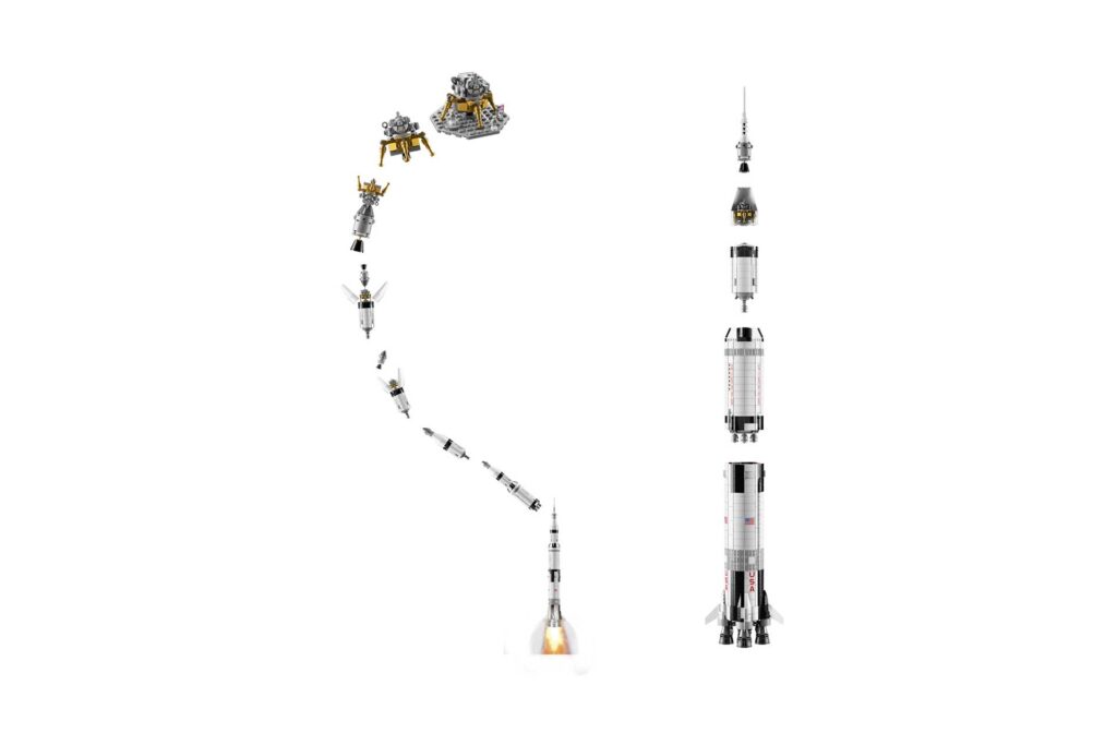LEGO 21309 Ideas NASA Apollo Saturn V - Afbeelding 2