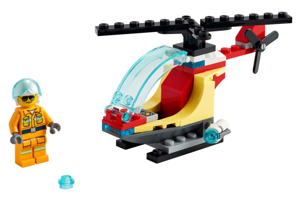 LEGO 30566 Polybag City Brandweerhelikopter - Afbeelding 2