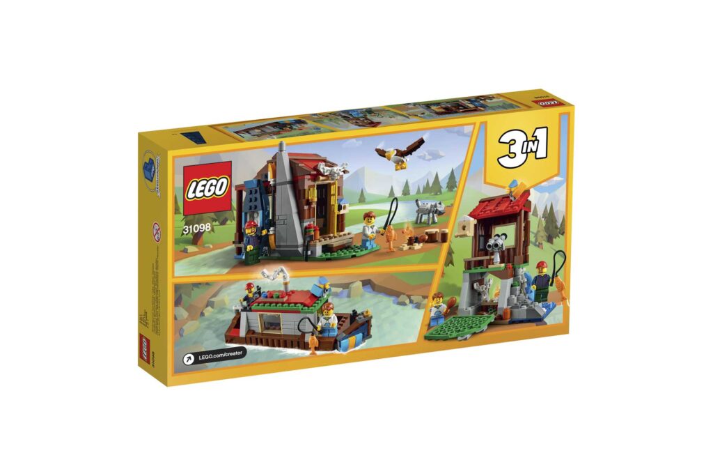 LEGO 31098 Creator Hut in de wildernis - Afbeelding 6