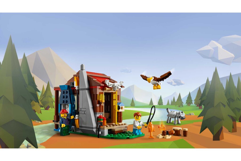LEGO 31098 Creator Hut in de wildernis - Afbeelding 12