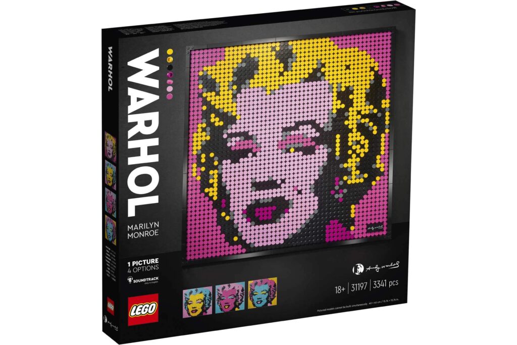 LEGO 31197 ART Andy Warhol's Marilyn Monroe