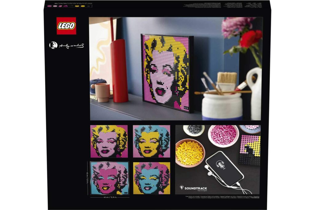LEGO 31197 ART Andy Warhol's Marilyn Monroe - Afbeelding 9