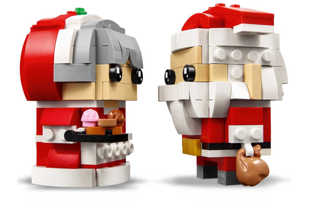 LEGO 40274 BrickHeadz Kerstman en kerstvrouw - Afbeelding 7