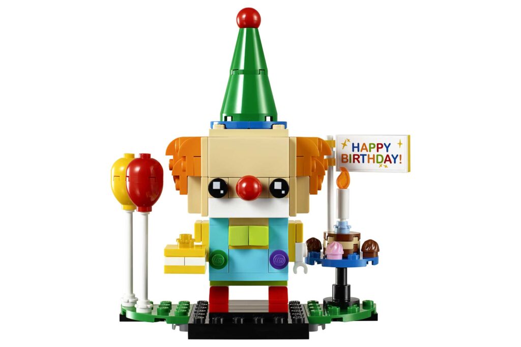 LEGO 40348 Brickheadz Verjaardagsclown - Afbeelding 4