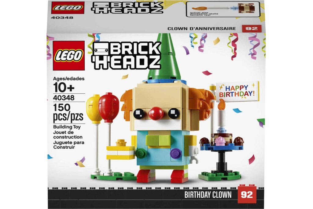 LEGO 40348 Brickheadz Verjaardagsclown - Afbeelding 11