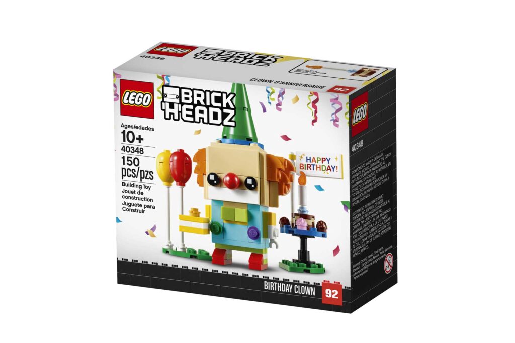 LEGO 40348 Brickheadz Verjaardagsclown - Afbeelding 9