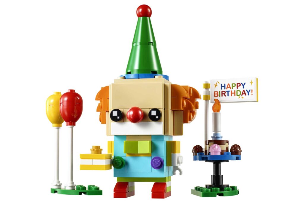 LEGO 40348 Brickheadz Verjaardagsclown - Afbeelding 6