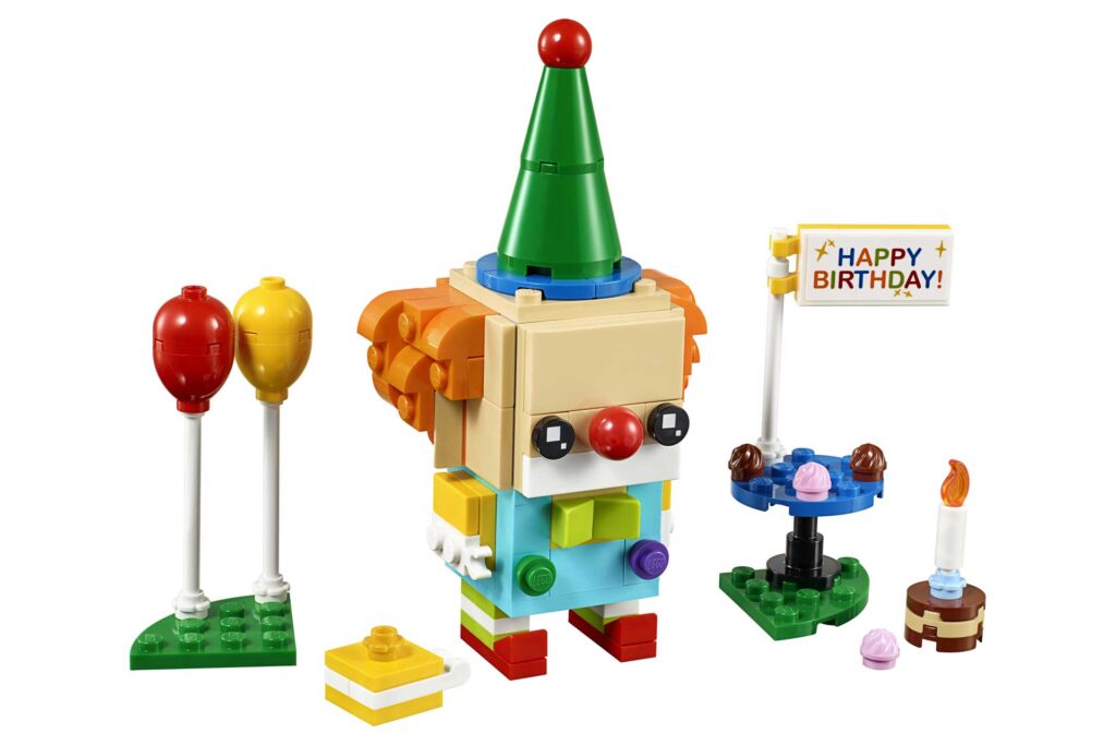 LEGO 40348 Brickheadz Verjaardagsclown - Afbeelding 5
