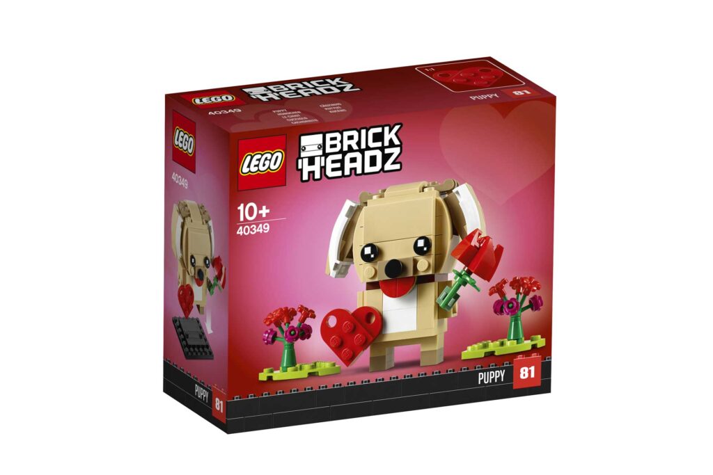 LEGO 40349 BrickHeadz Valentijnspuppy