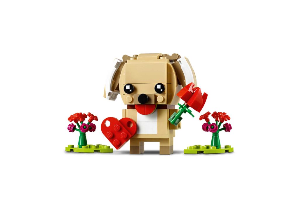 LEGO 40349 BrickHeadz Valentijnspuppy - Afbeelding 3