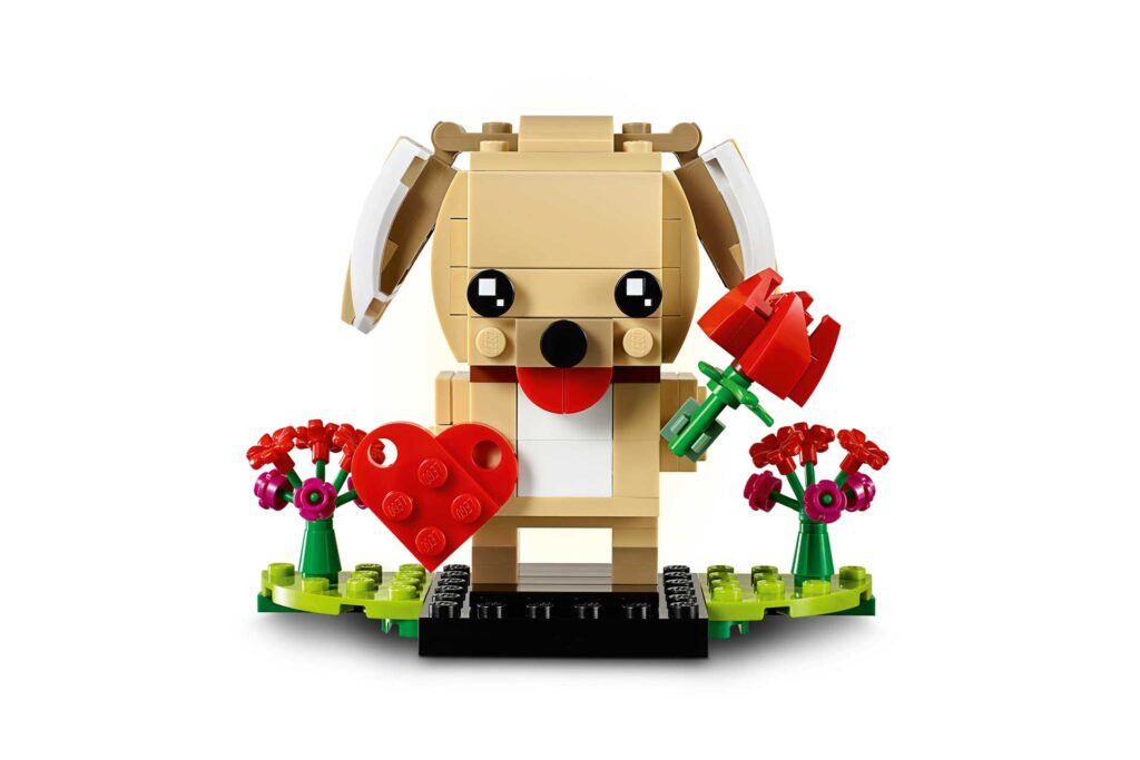 LEGO 40349 BrickHeadz Valentijnspuppy - Afbeelding 2
