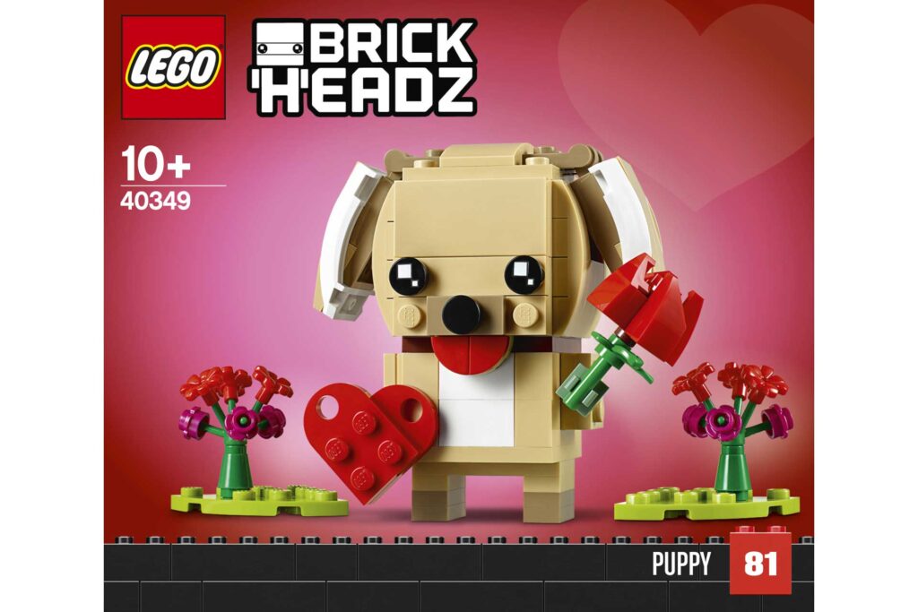 LEGO 40349 BrickHeadz Valentijnspuppy - Afbeelding 7