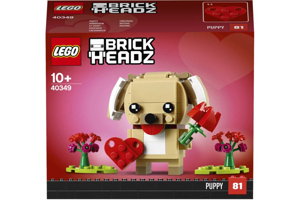 LEGO 40349 BrickHeadz Valentijnspuppy - Afbeelding 6