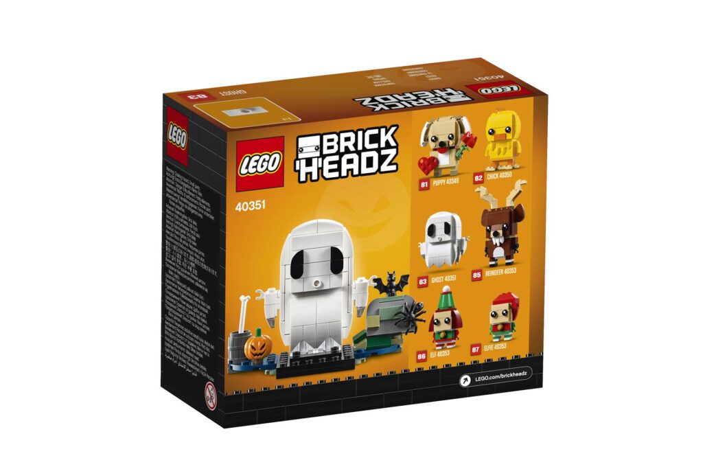 LEGO 40351 BrickHeadz Halloweenspook - Afbeelding 6