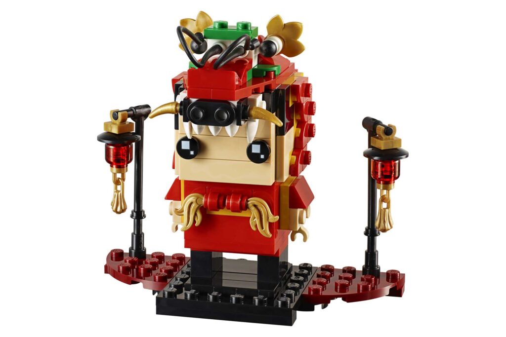 LEGO 40354 Brickheadz Drakendanser - Afbeelding 2