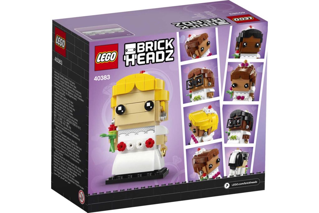 LEGO 40383 BrickHeadz Bruid