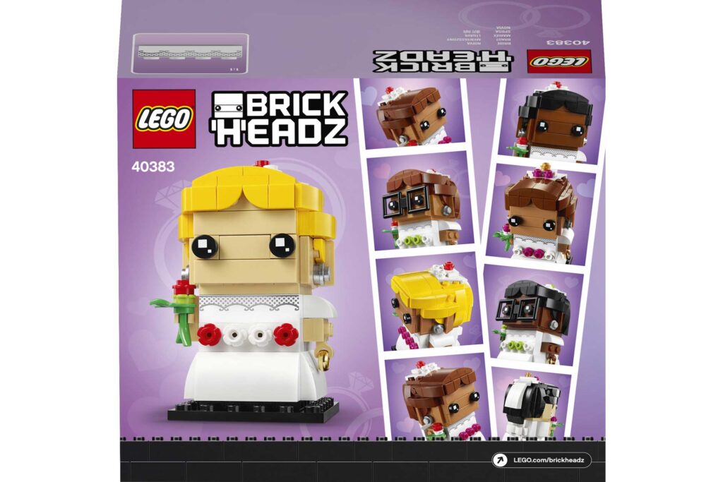LEGO 40383 BrickHeadz Bruid - Afbeelding 31
