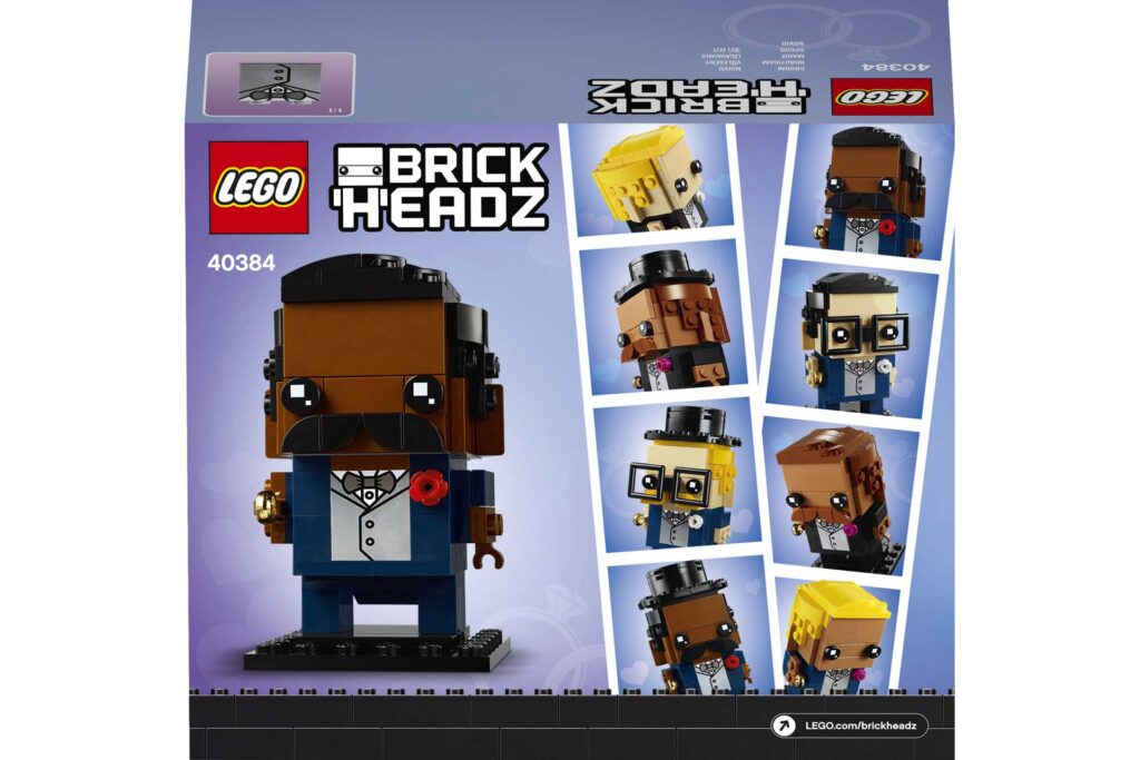 LEGO 40384 BrickHeadz Bruidegom - Afbeelding 2
