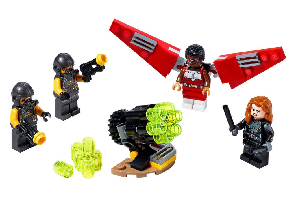 LEGO 40418 Marvel Avengers Falcon & Black Widow duoteam - Afbeelding 2