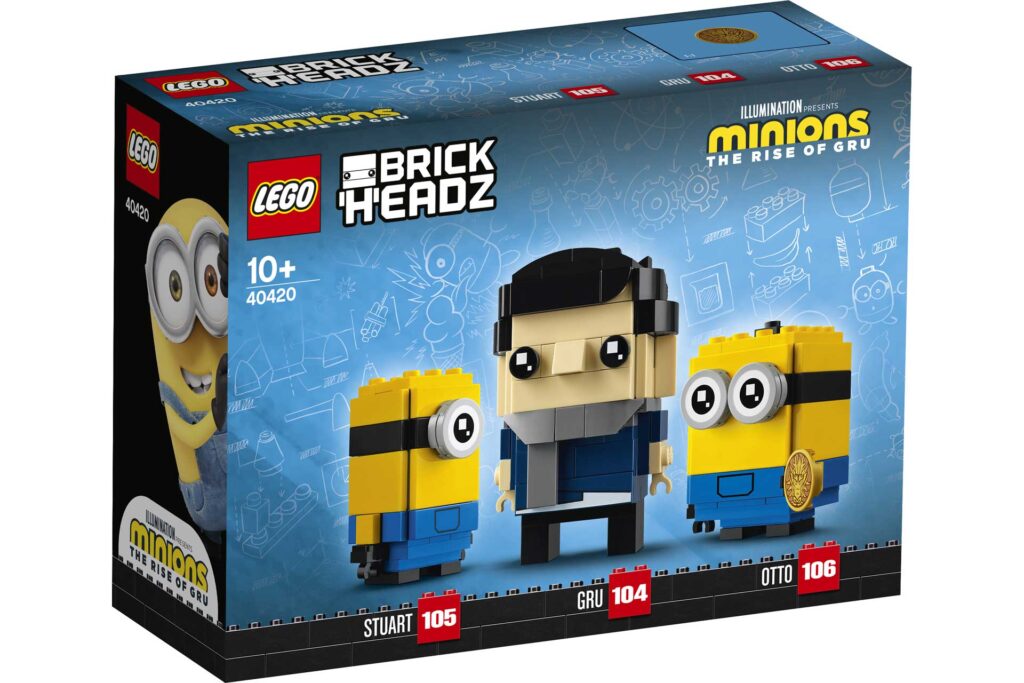 LEGO 40420 BrickHeadz Gru, Stuart en Otto
