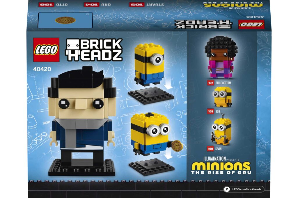 LEGO 40420 BrickHeadz Gru, Stuart en Otto - Afbeelding 3
